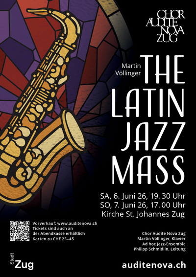 Latin Jazz Mass mit Chor Audite Nova Zug